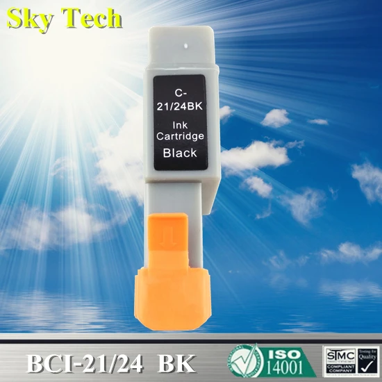 Совместимые чернильные картриджи BCI21/24 BK для Canon C21/24 iP1000 iP1500 iP2000 MP110 MP130 MP360 MP370 MP390