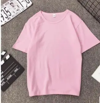 CPI 2019 Hot Sale Stretch Summer New Women T Shirts Ms Solid Color Short Sleeve tshirt Women's Fashion Cotton O-neck T-shirt | Женская