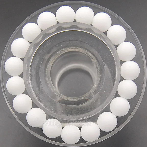 10 шт./лот матовое Натуральное белое рассеиватель декоративные камни круглые