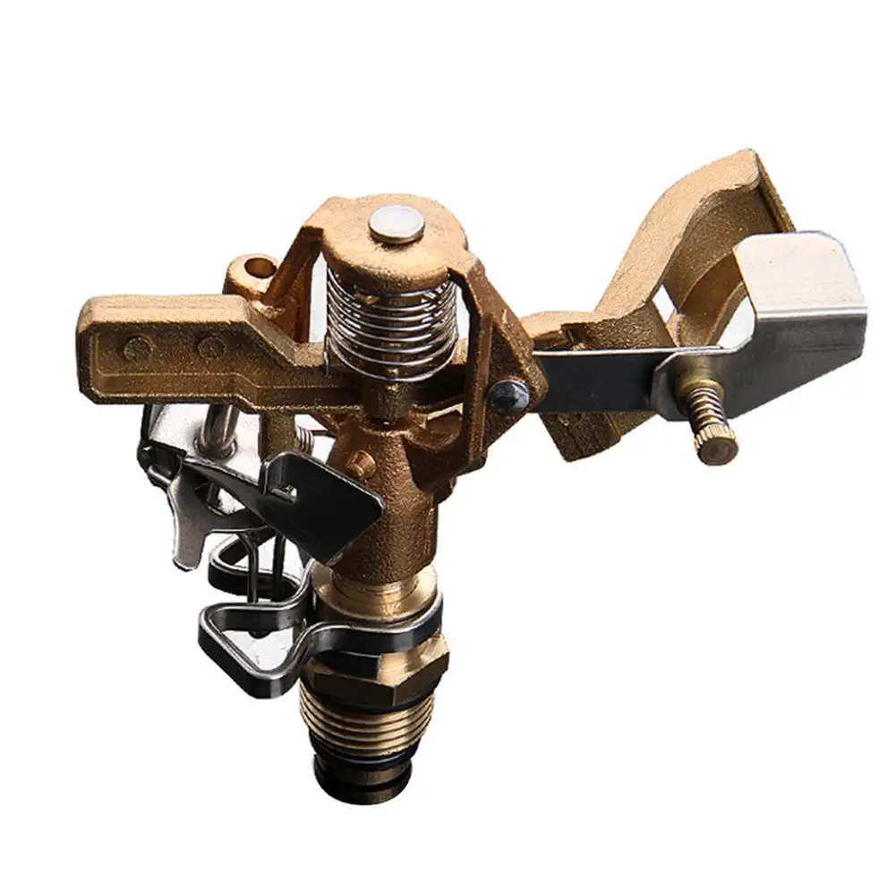

Garden Sprinkler Spike Lawn Grass 360 Degree Automatic Rotating Nozzle Lawn Irrigation System Adjustable Rotating Water Sprayer