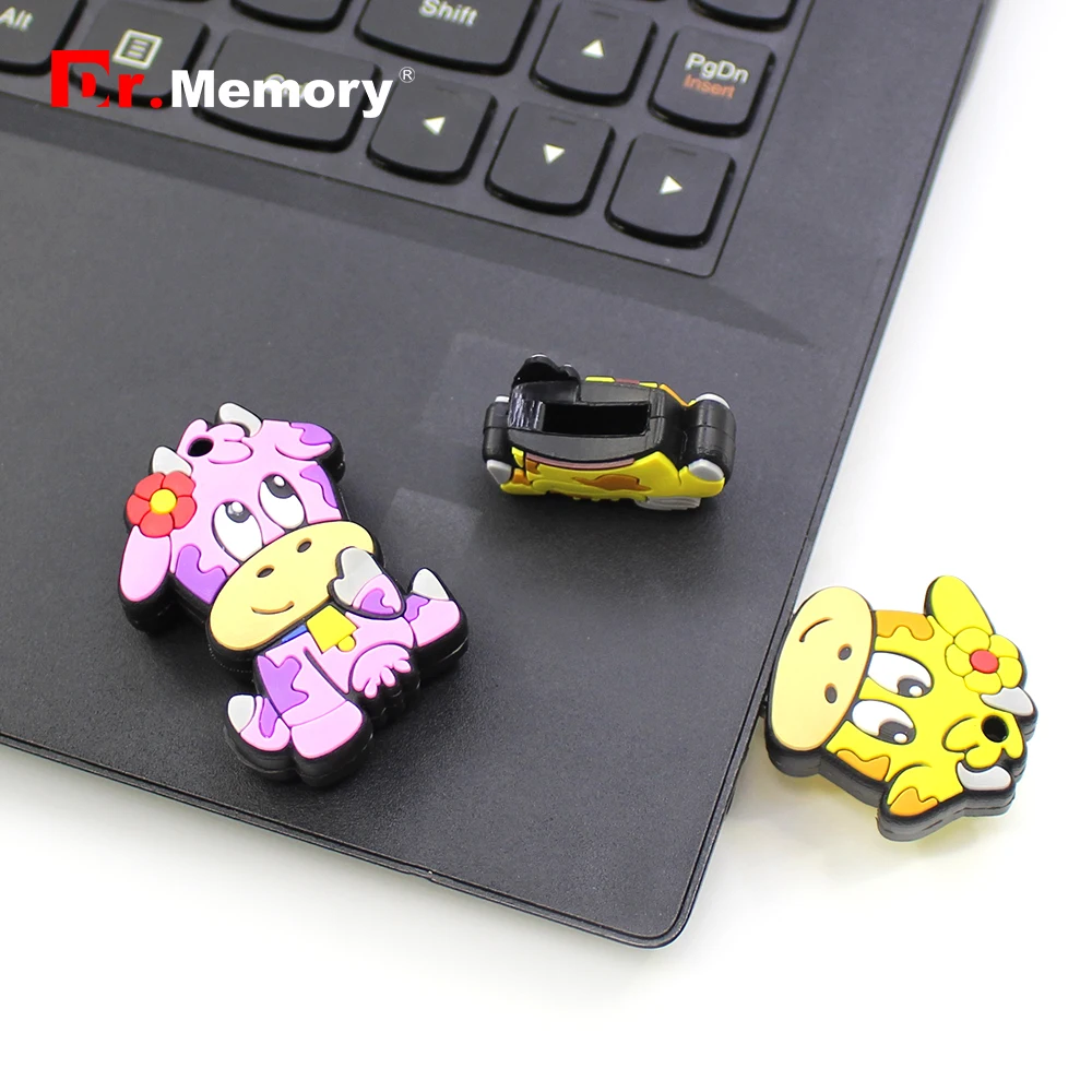 С изображением персонажей из мультфильма Большой Бык Корова Usb 2 0 флэш накопитель