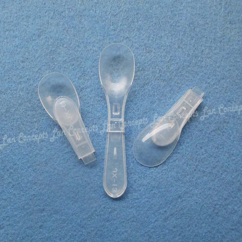 2 г складная пластиковая мерная ложка HDPE для медицинского молочного порошка