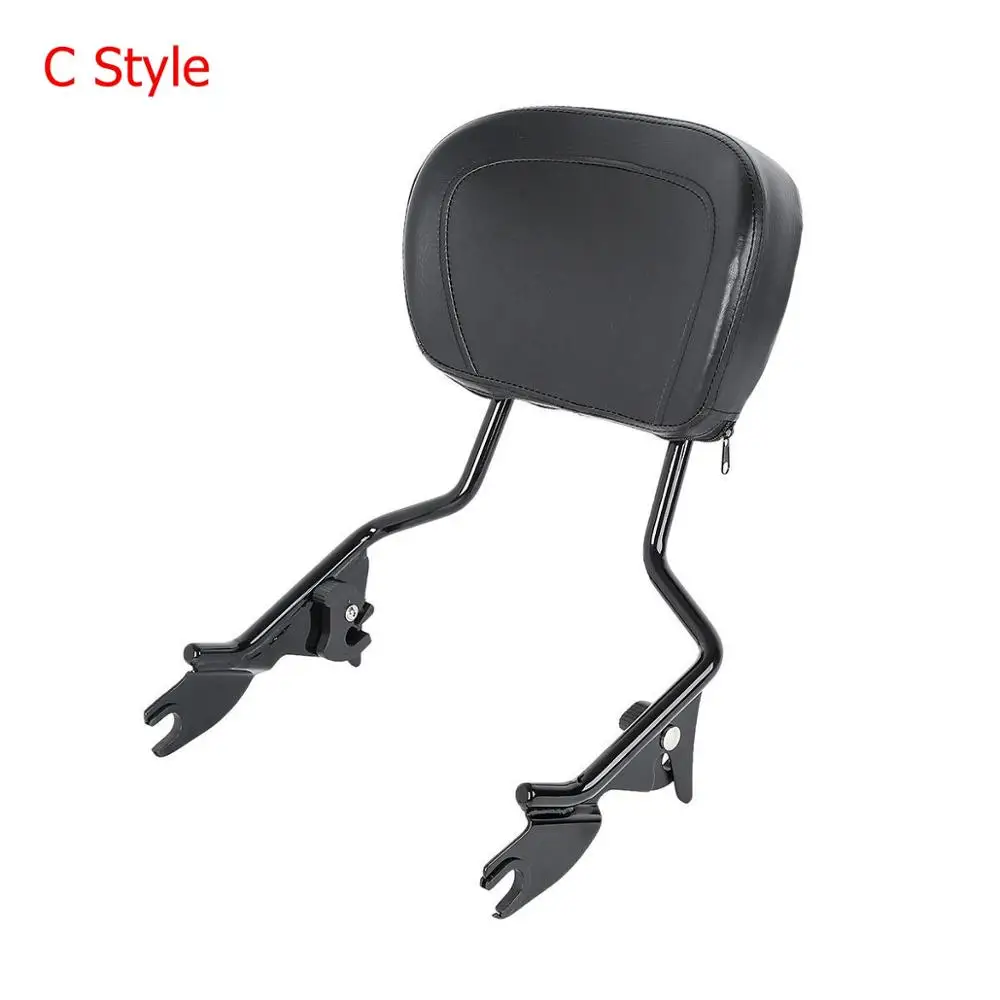 C Style Мотоциклетная съемная спинка для багажа для Harley Touring Road King Street Glide Road Glide CVO FLTRXS - Цвет: C Style