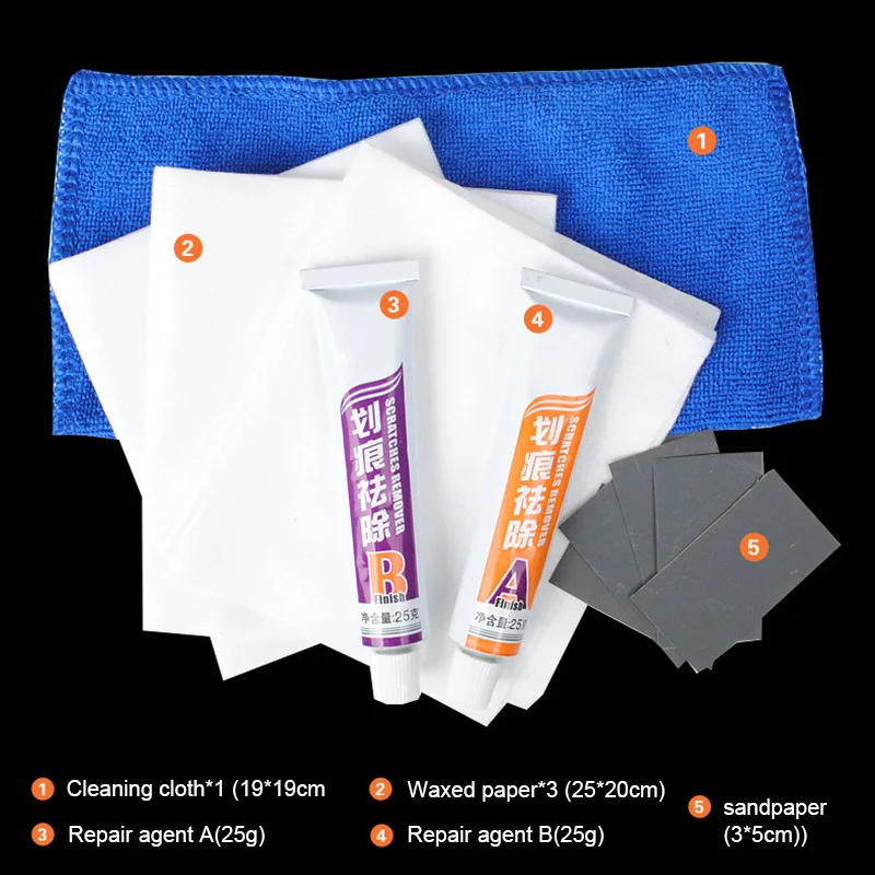 

Car Repair Paint Scratches Removal Scuff Scratch Remover Kit Easy Operation Effective Paint Repair Car Styling