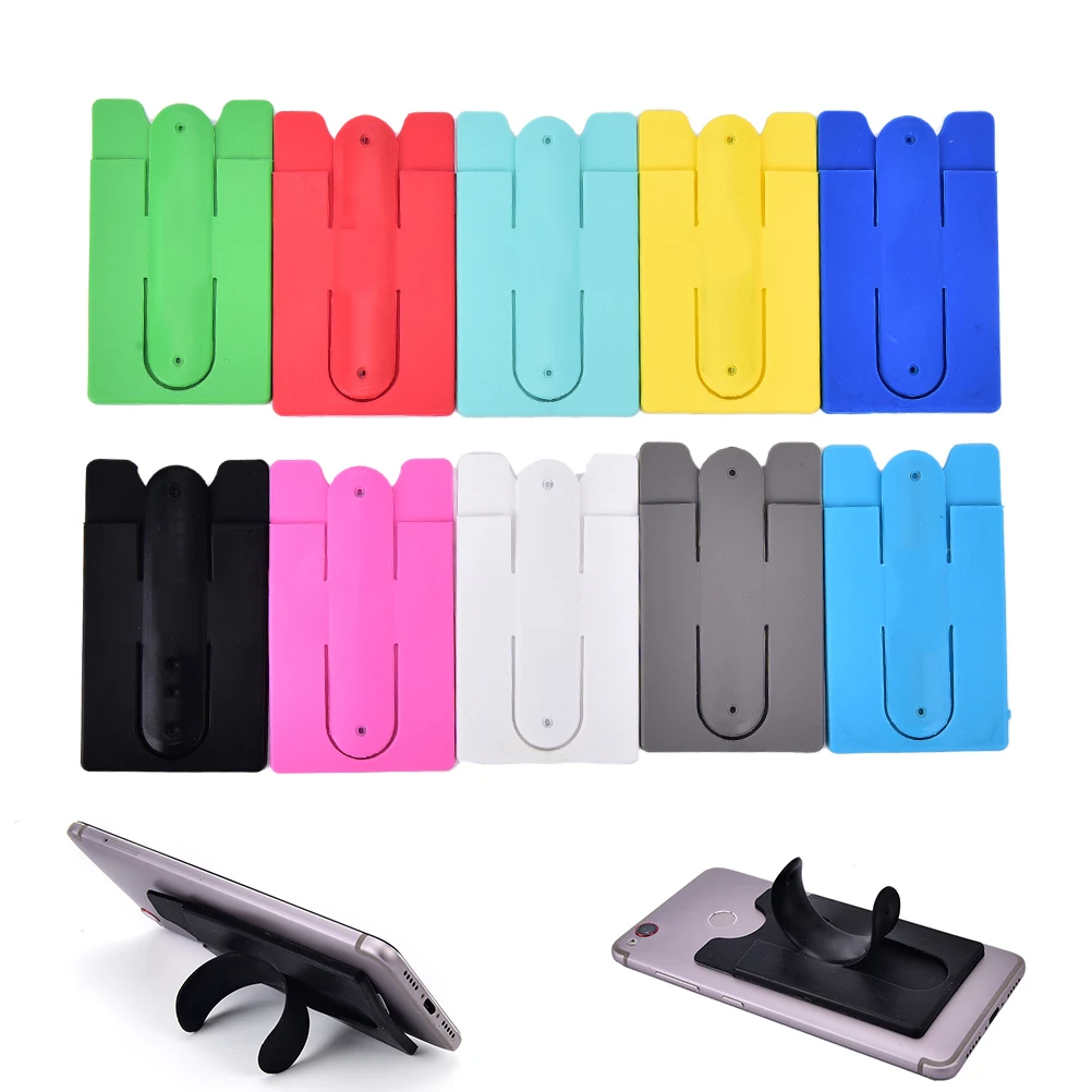 1 шт. разноцветный Чехол держатель для карт сотового телефона цветной модный