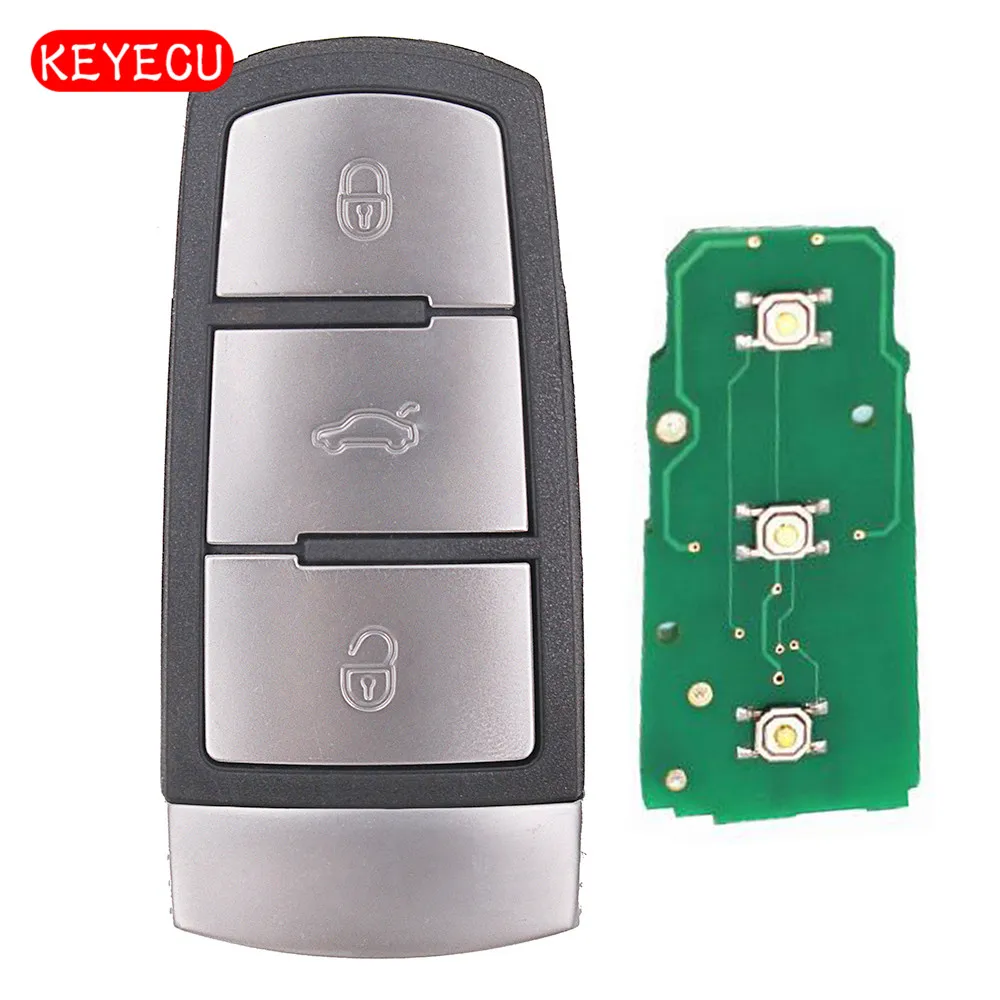 

Штатив с 3 кнопками, 433 МГц, CAN ID48 для VW Volkswagen Passat & CC 2005-2010 3C0 959 752BA
