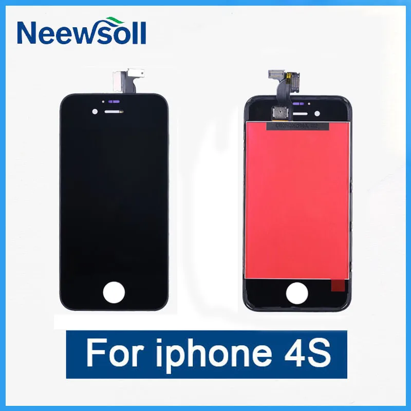 AAA класс ЖК дисплей Замена для iphone 4 4S 5 5S сенсорный дигитайзер Ассамблеи 6 6s Pantalla