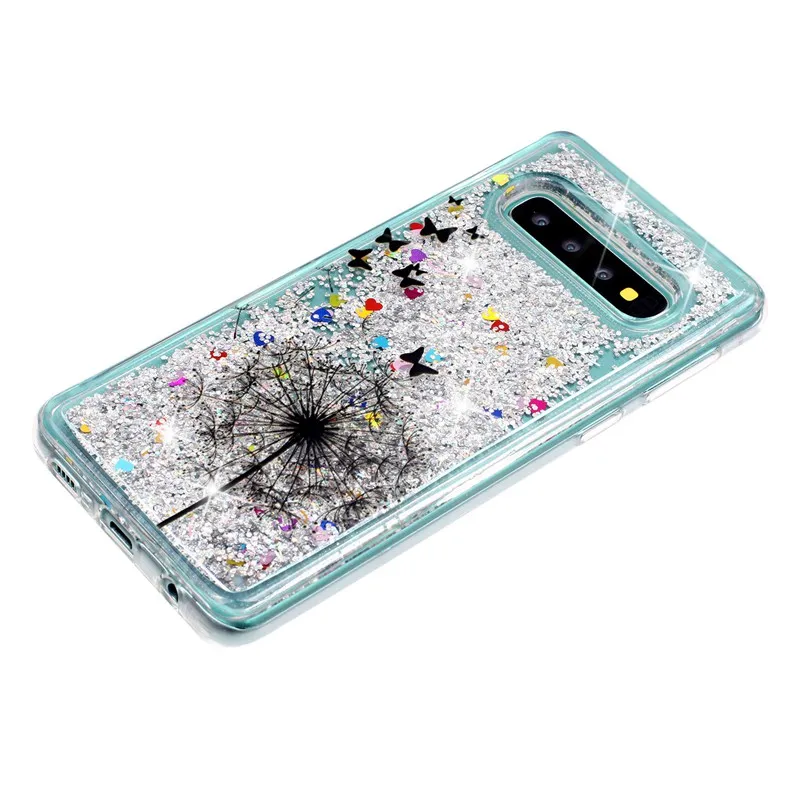 Чехол для телефона samsung Galaxy S10 плюс защитной оболочки блеск Shine зыбучие пески