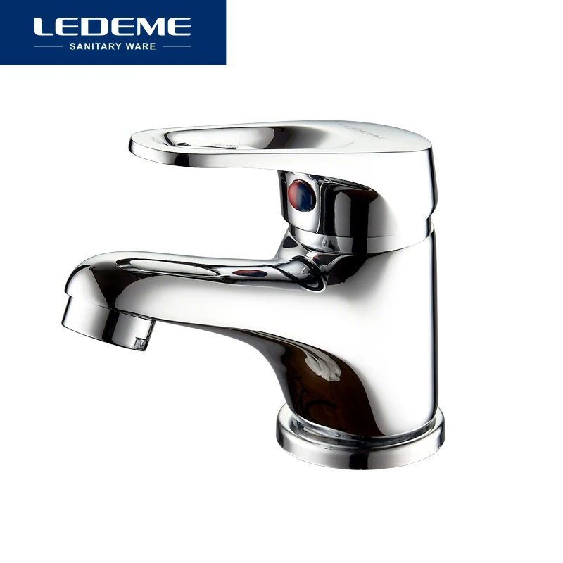 LEDEME Смеситель для умывальника латунь Цвет: хром L1013|basin faucet|waterfall faucettap mixer |