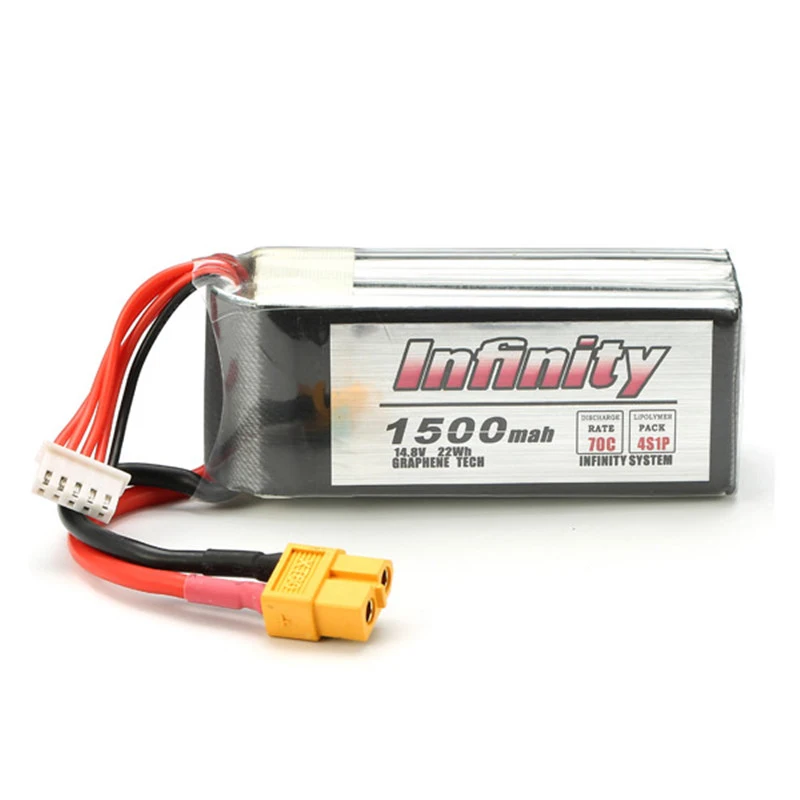 1 шт. Infinity 14 8 V 1500 мА/ч 50C/70C графеновой батареи LiPo Батарея SY60 вилка американского