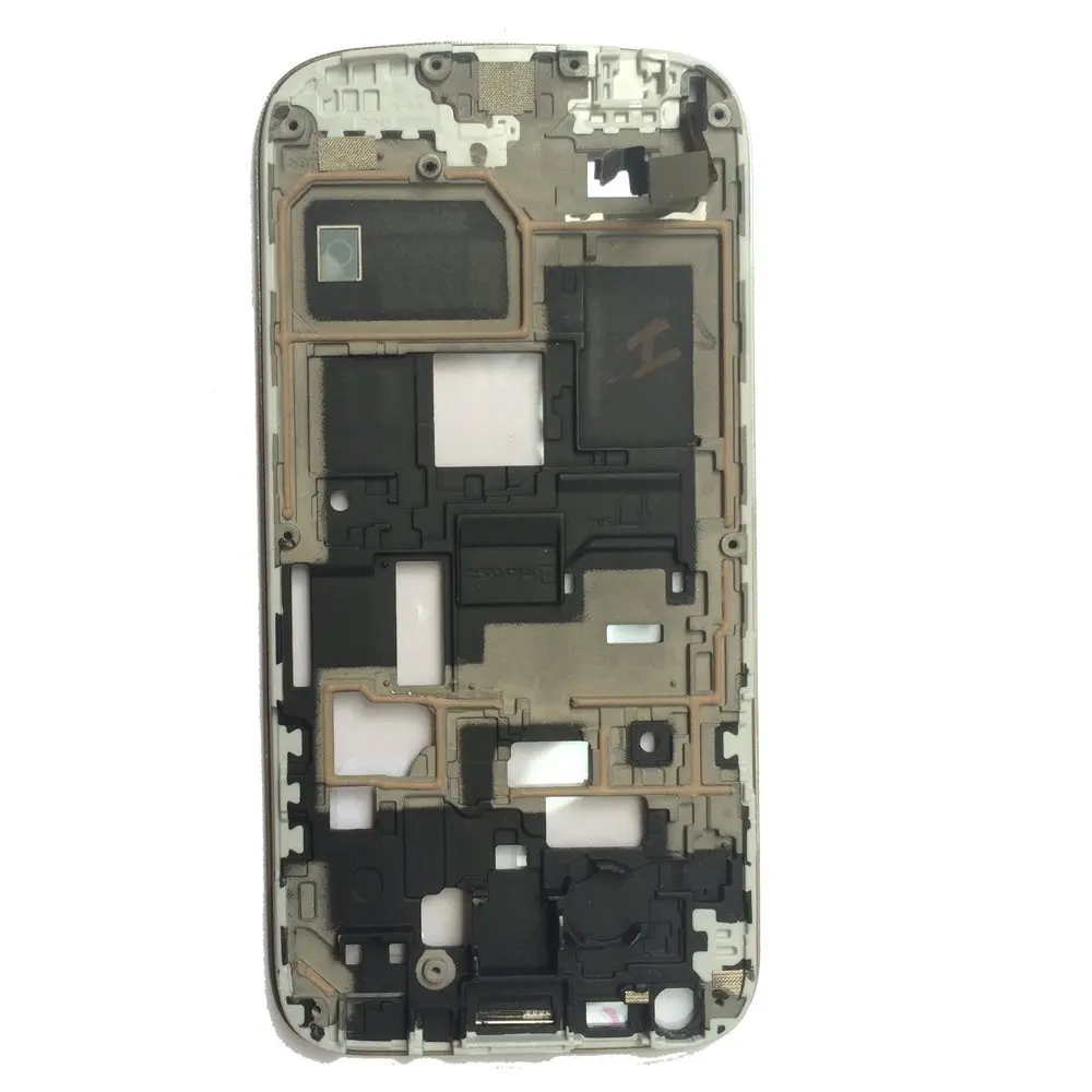 Передний корпус рамка для samsung Galaxy S4 мини GT-I9195 i9190 пластина Средняя рамка Лицевая панель запасные части