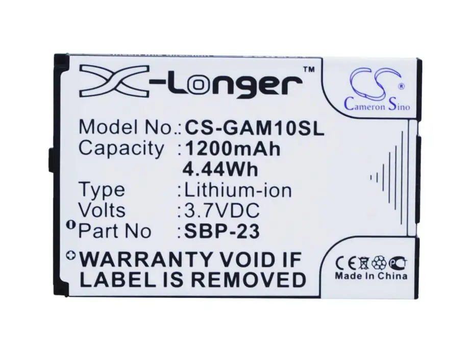 Аккумулятор Cameron Sino 1200mah для GARMIN Nuvifone A10 M10 M10E 361-00048-00 батарей | Мобильные телефоны и