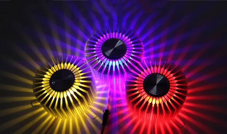 Современный светодиодный потолочный светильник 3 Вт RGB настенный для