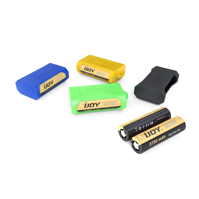 Оригинальный IJOY силиконовый чехол для 20700 21700 батарея Крышка защитный черный