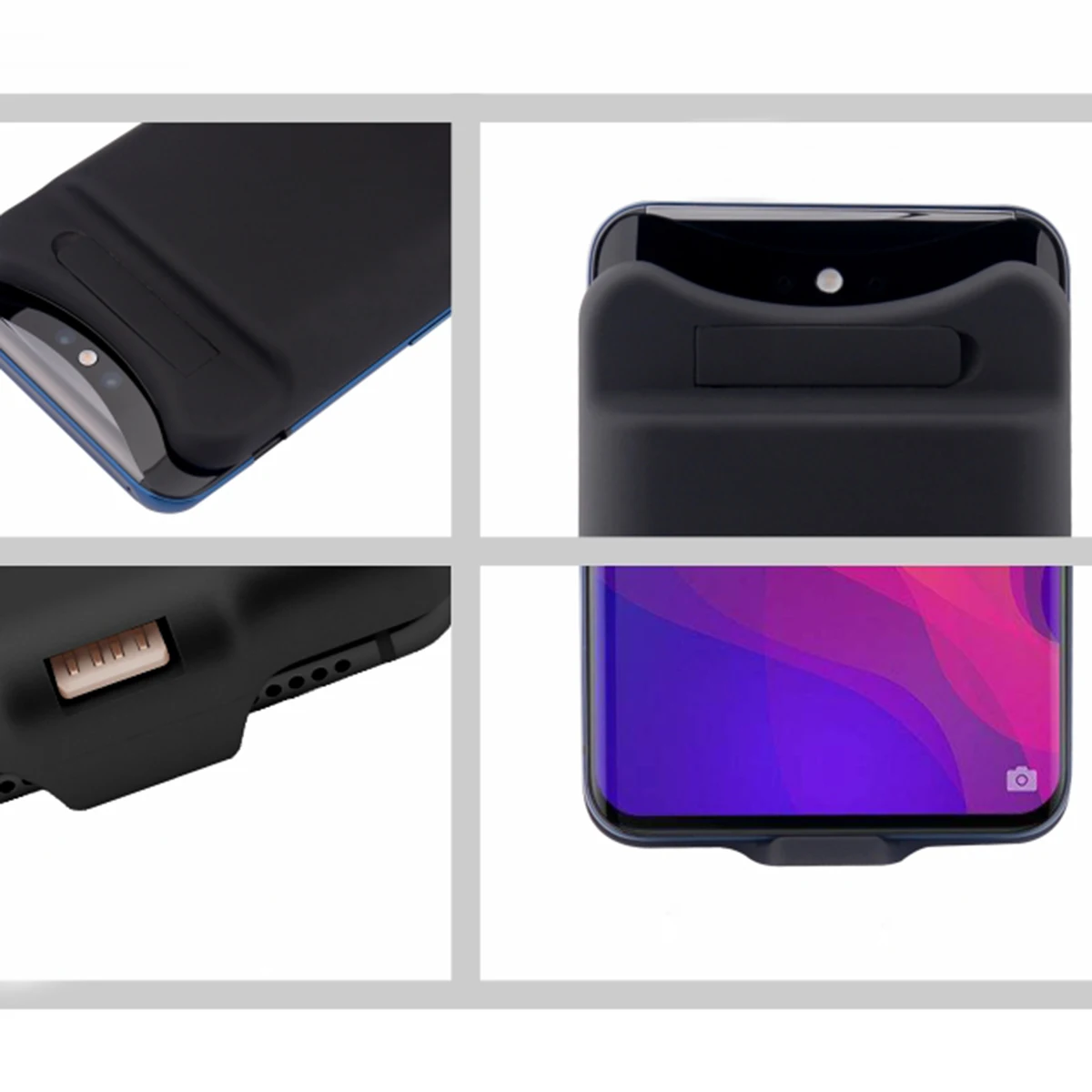 CASEWIN 7500 мАч чехол для зарядного устройства для OPPO find X чехол внешний резервный внешний аккумулятор чехол для зарядки чехол для зарядного устройства