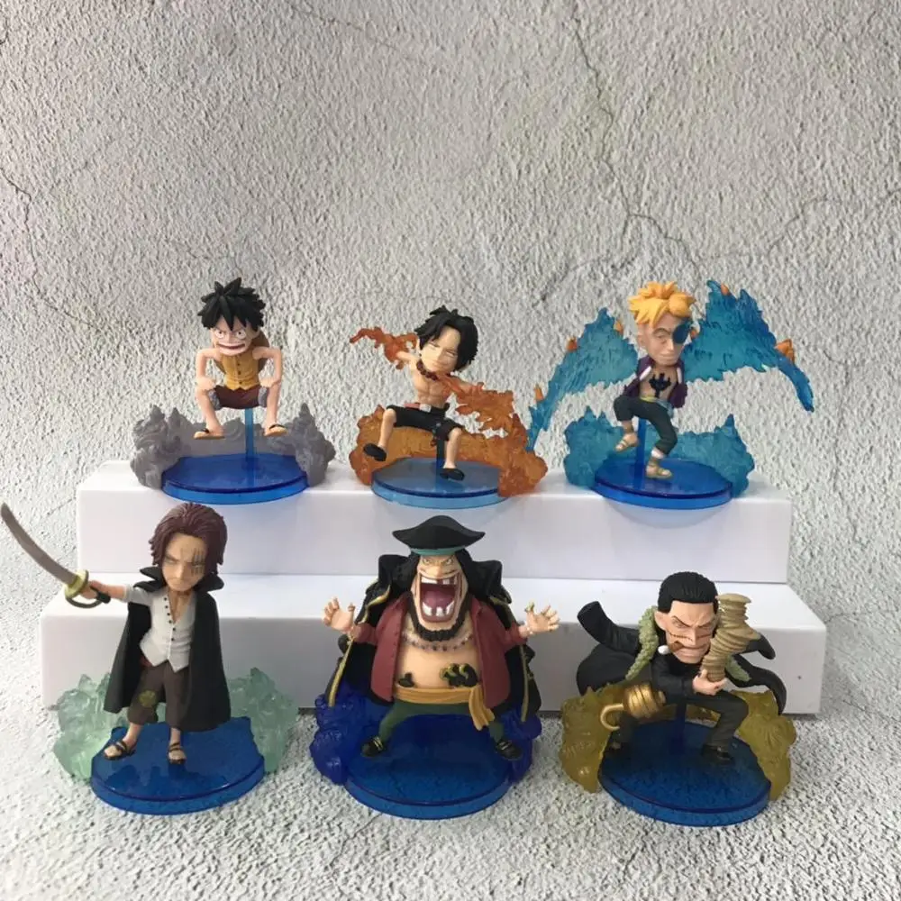 Аниме one piece WCF Луффи туз Марко Шанкс Marshall D Teach Sir крокодил ПВХ фигурка