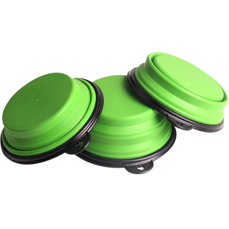 Силиконовые миски для кормления собак и кошек складные Складные Емкости сухого