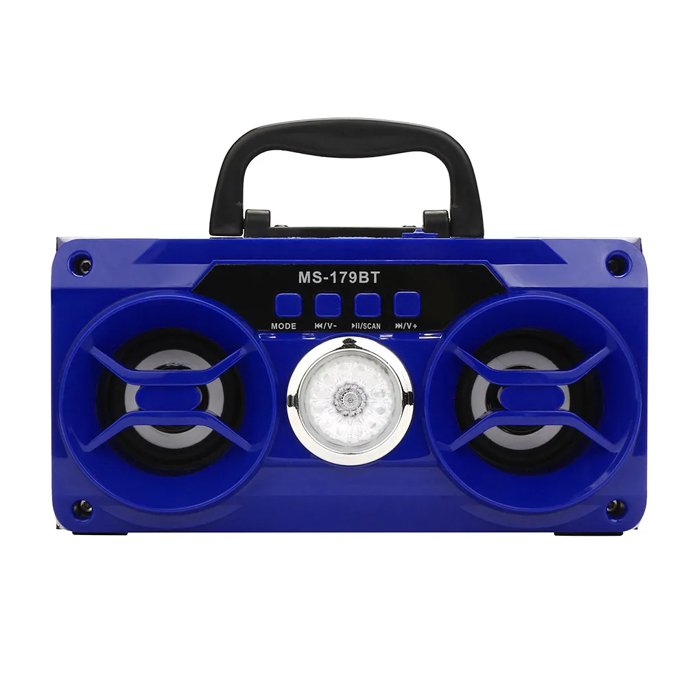 Модная спортивная Беспроводная портативная Bluetooth колонка с супер басами USB/TF/AUX/FM