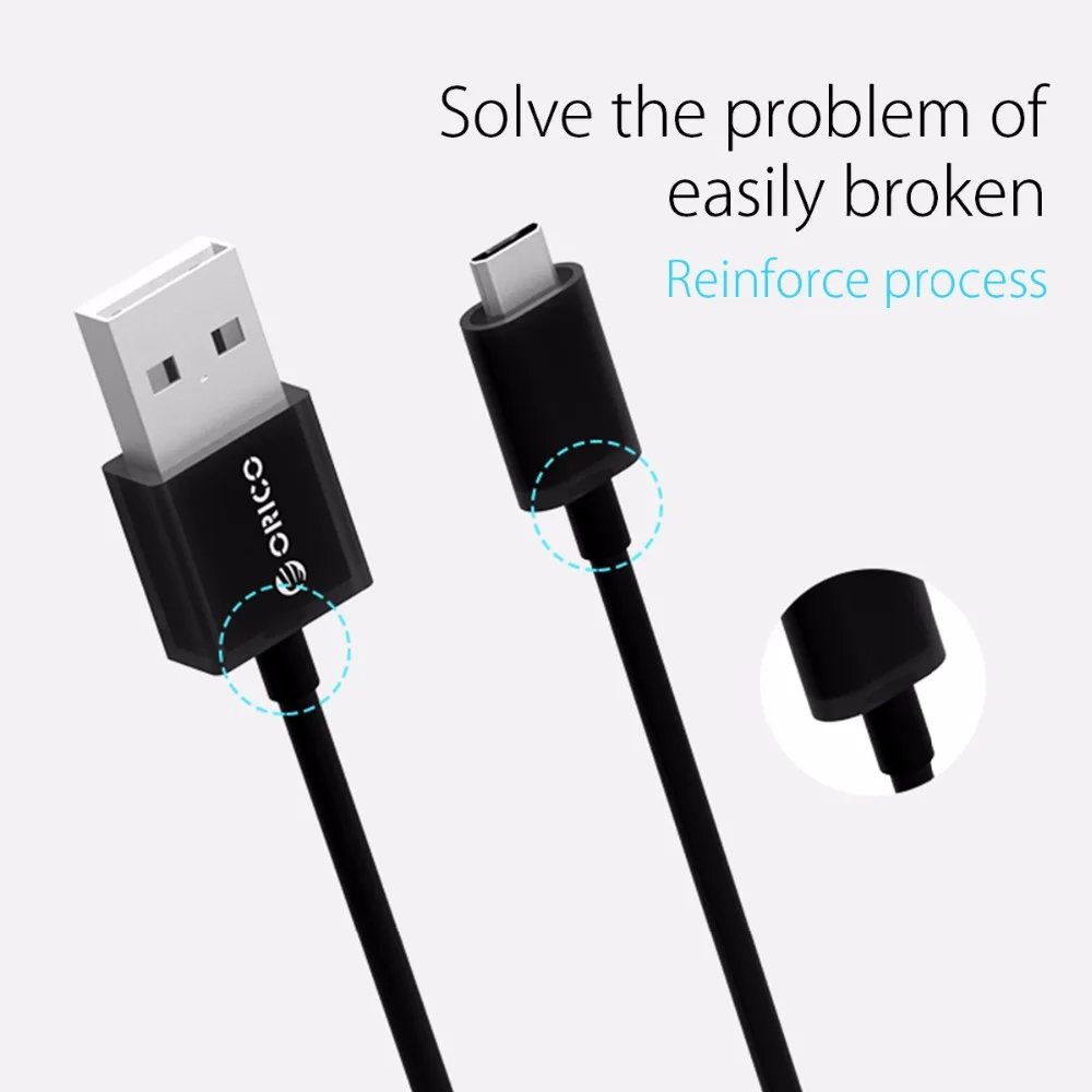 ORICO Micro USB кабель для зарядки и синхронизации данных 30 см 50 100 зарядное устройство