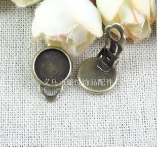 

Free Shipping(A3076) 10mm round DIY bronze Cameo Settings Alloy Cork Base Making Charm Pendant Jewelry Accessories Findings