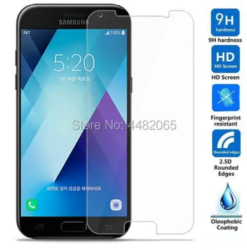 Для Samsung Galaxy A5 2017 закаленное стекло 9H Передняя Защитная пленка для ЖК-экрана A520F A520