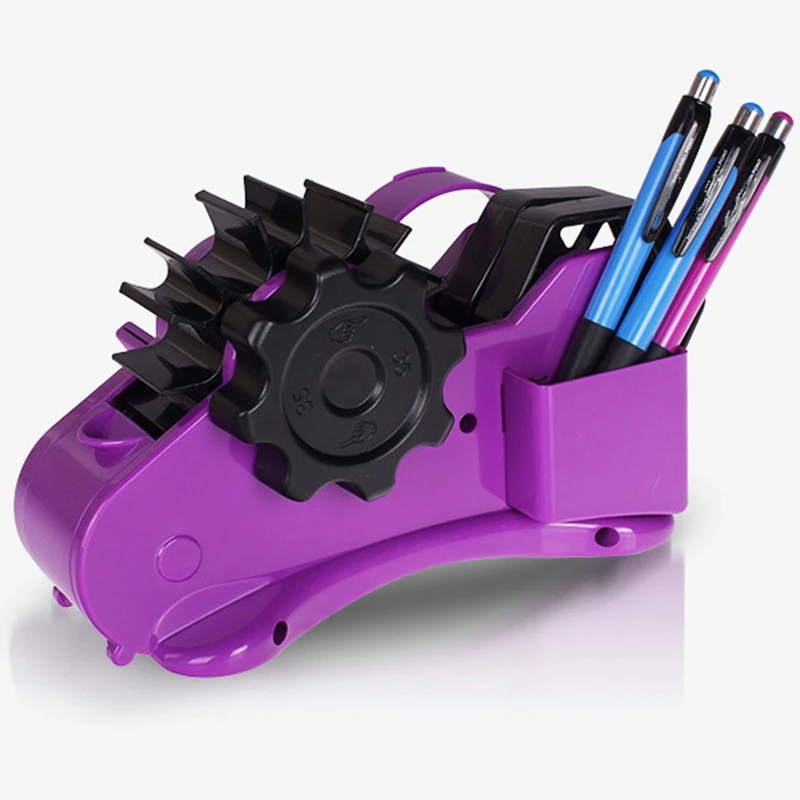 

New Semi-Automatic Tape Dispenser With 35Mm Fixed Length Tape Cutter Desktop Office Packaging Household Tools