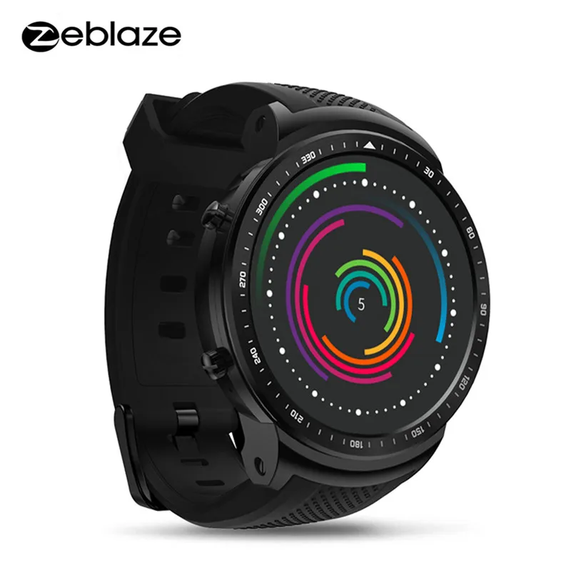 Zeblaze Thor PRO 3G GPS умные часы 1 53 дюймов Android 5 MTK6580 0 ГГц Гб + 16 BT 4 носимые устройства
