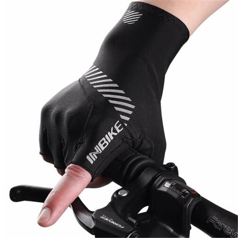 INBIKE Wrist Protection Sport Fitness Gloves Cycling Men Women Breathable ReflectiveAnti-Slip Gel Pad Bike Bicycle | Спорт и