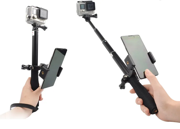 Селфи палка для Gopro HERO 8 5 6 7 4 3 + xiaomi yi SJ4000 SJ5000 SJ6000 SJCAM|self selfie|self selfie stickselfie stick |