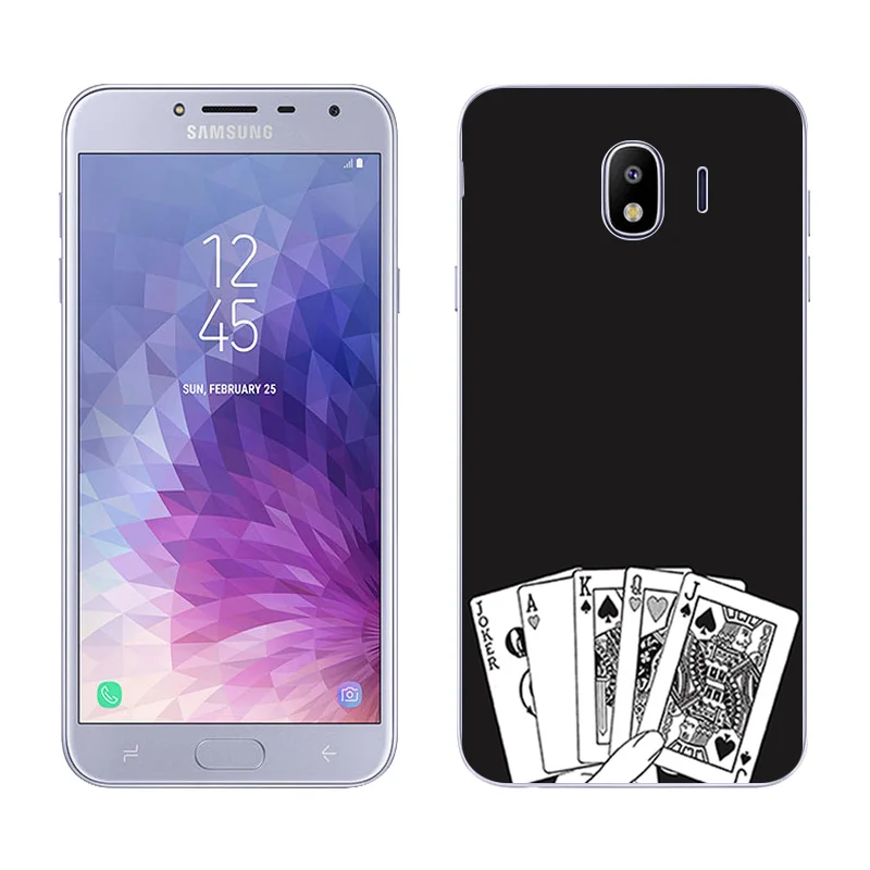25 Чехол для samsung Galaxy J4 EU чехол s Мягкий ТПУ силиконовый чехол с рисунком бобы для J400 SM-J400F чехол для телефона s Матовый чехол - Цвет: 25