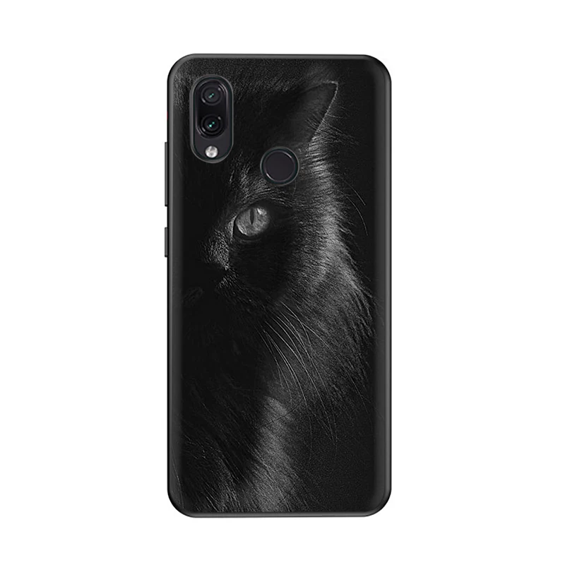 B4 Черный кот глазки мягкий чехол для телефона для Redmi 4A 4X5 6 A Plus Pro 7 GO Note 4 4X5 6 7 8 Pro 7A K20 pro - Цвет: B4