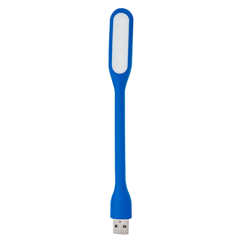 deep blue Креативный USB Гибкий портативный мини-вентилятор и USB СВЕТОДИОДНЫЙ светильник для power Bank& notebook& Computer Lamp - Испускаемый цвет: deep blue