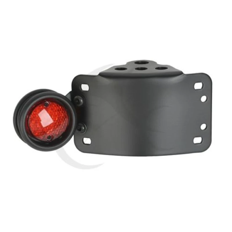 

Мотоциклетный черный боковой кронштейн для заднего фсветильник ря номерного знака для мотоциклистов Harley Cafe Racer