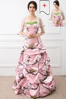 ball gown pink camo wedding dresses sleeveless sweetheart lace up camouflage appliques ruched bridal gowns custom veil free