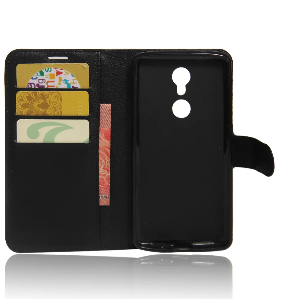 Роскошный футляр для телефона Funda ZTE axon 7 mini Coques с откидной крышкой и подставкой