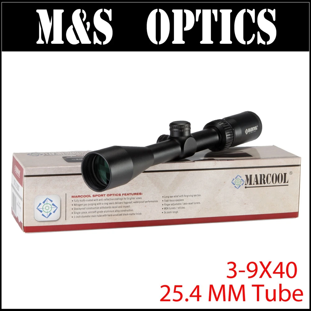 MARCOOL оптический прицел ALT 3 9X40 Airsoft Air Guns для охотничьих аксессуаров дальний