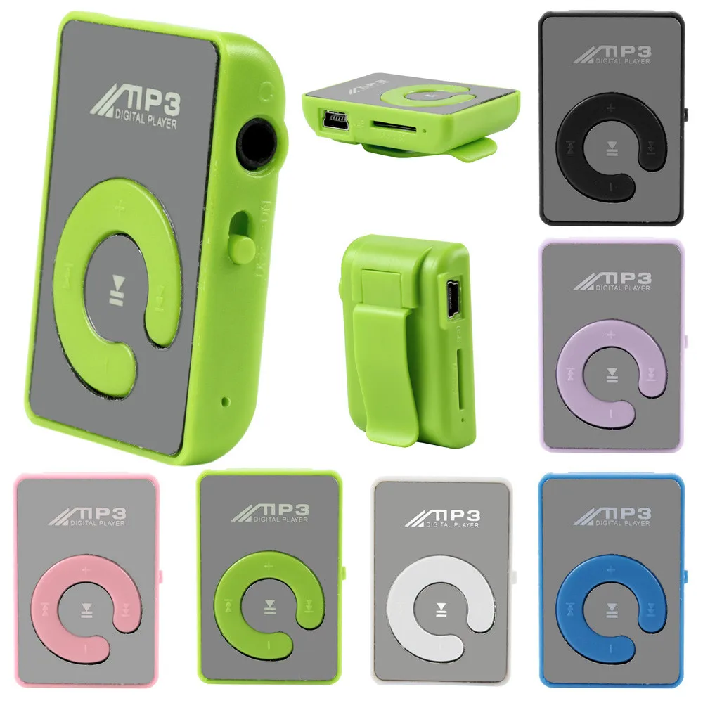 Мини mp3 плеер Модный MP3 Поддержка 32 Гб TF карта BK слот цифровой мини USB музыкальный