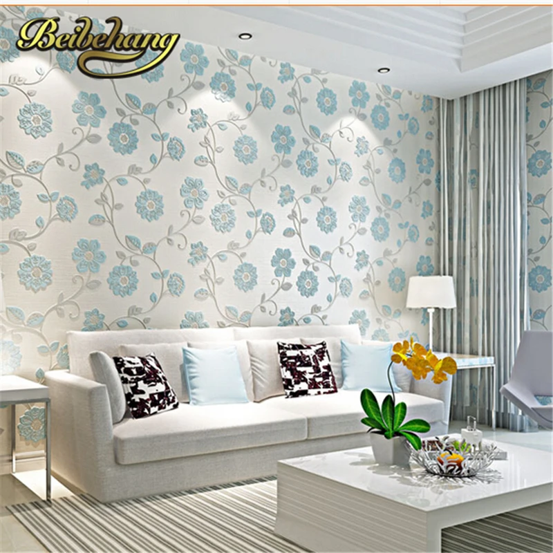 Нетканые Цветочные Классические пастырские 0 53 М * 10 м (см) Qiangbu papel де parede sala 3d