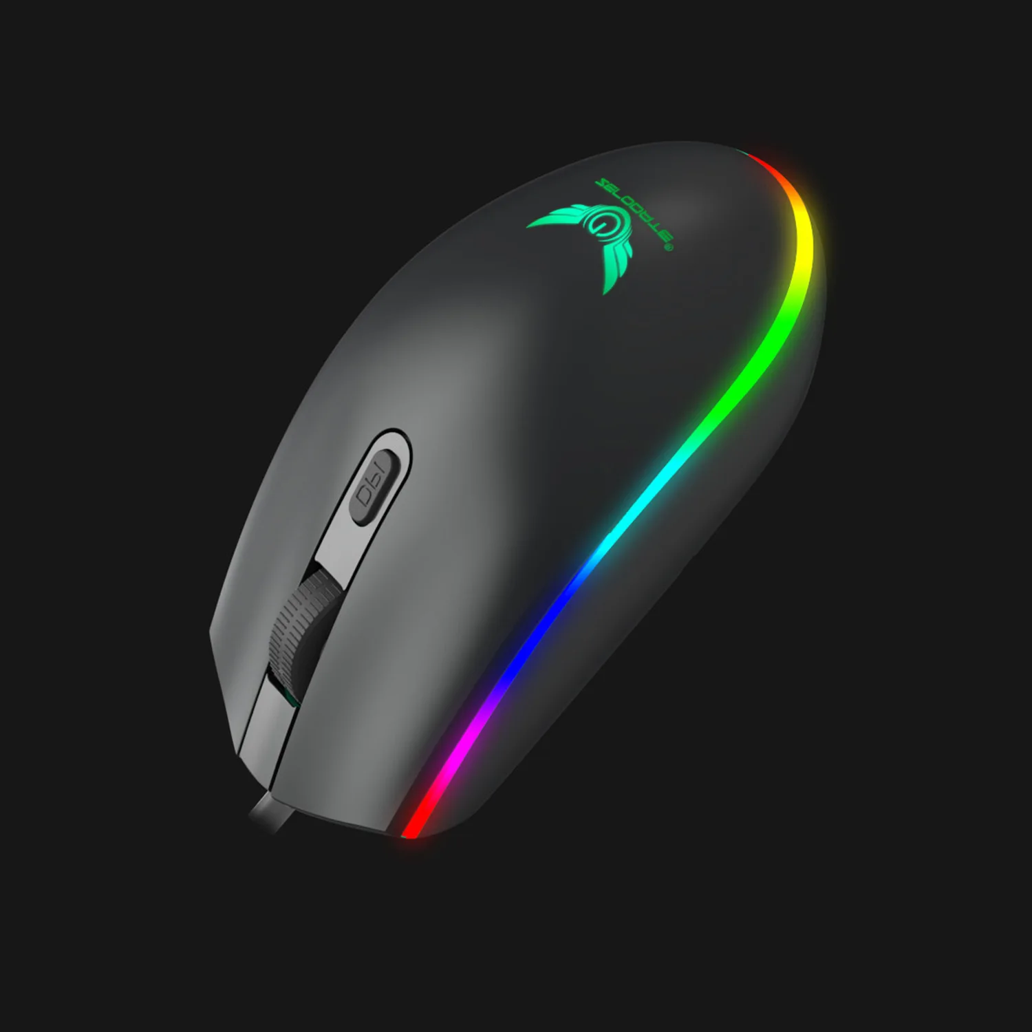 Оптическая Проводная игровая мышь USB 1600 dpi Мини мыши RGB красочные огни проводная мышь для ноутбука ПК компьютер Бизнес Офис геймер