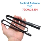72 см CS тактическая антенна с разъемом TNC, двухдиапазонный 144430 МГц, складная рация для Kenwood, фрикционное пространство, 148