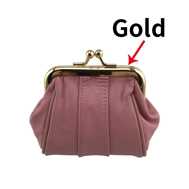 01Pink BELLO TUTTI, натуральная кожа, кошелек для монет, женские кошельки для монет, металл, Farme, маленький кошелек для мелочи, мини кошелек для монет, женская сумка - Цвет: 01Pink
