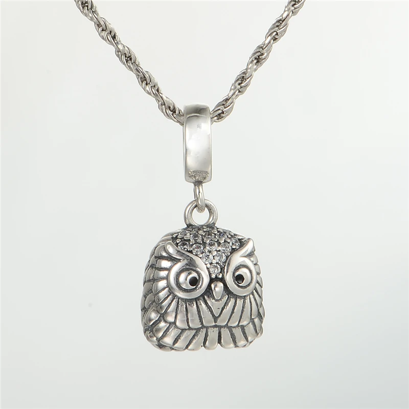 2016 Fashion Original Top Quality 925 Silver Owl Pendant Jewelry Zilveren Sieraden Diy Viko S265-30 | Украшения и аксессуары