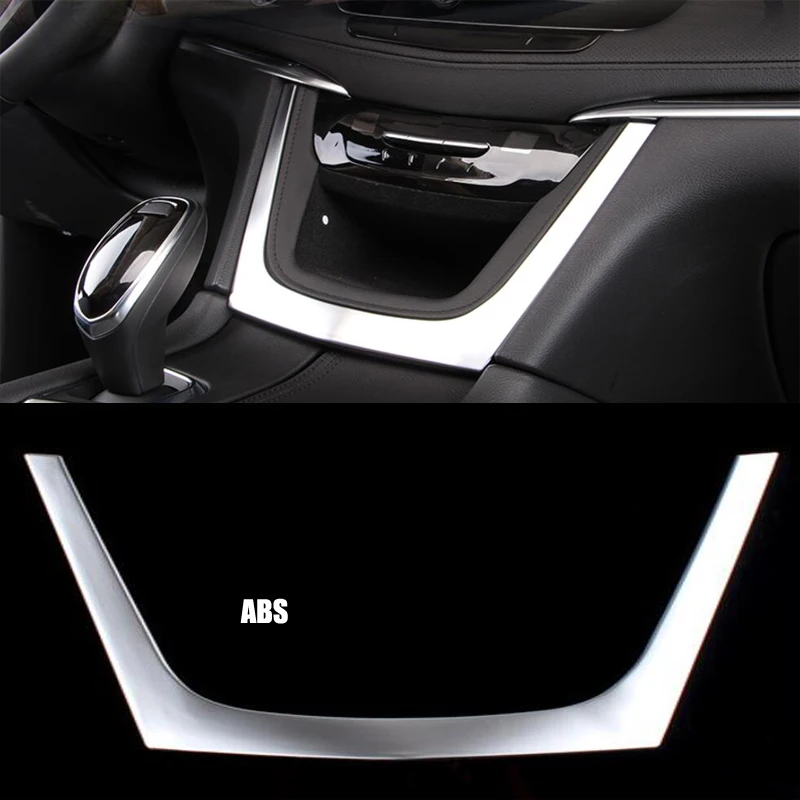 

Подходит для Cadillac XT5 2016 2017, U-образная декоративная панель Центрального управления, отделка, аксессуары для автомобиля, стайлинг автомобилей...