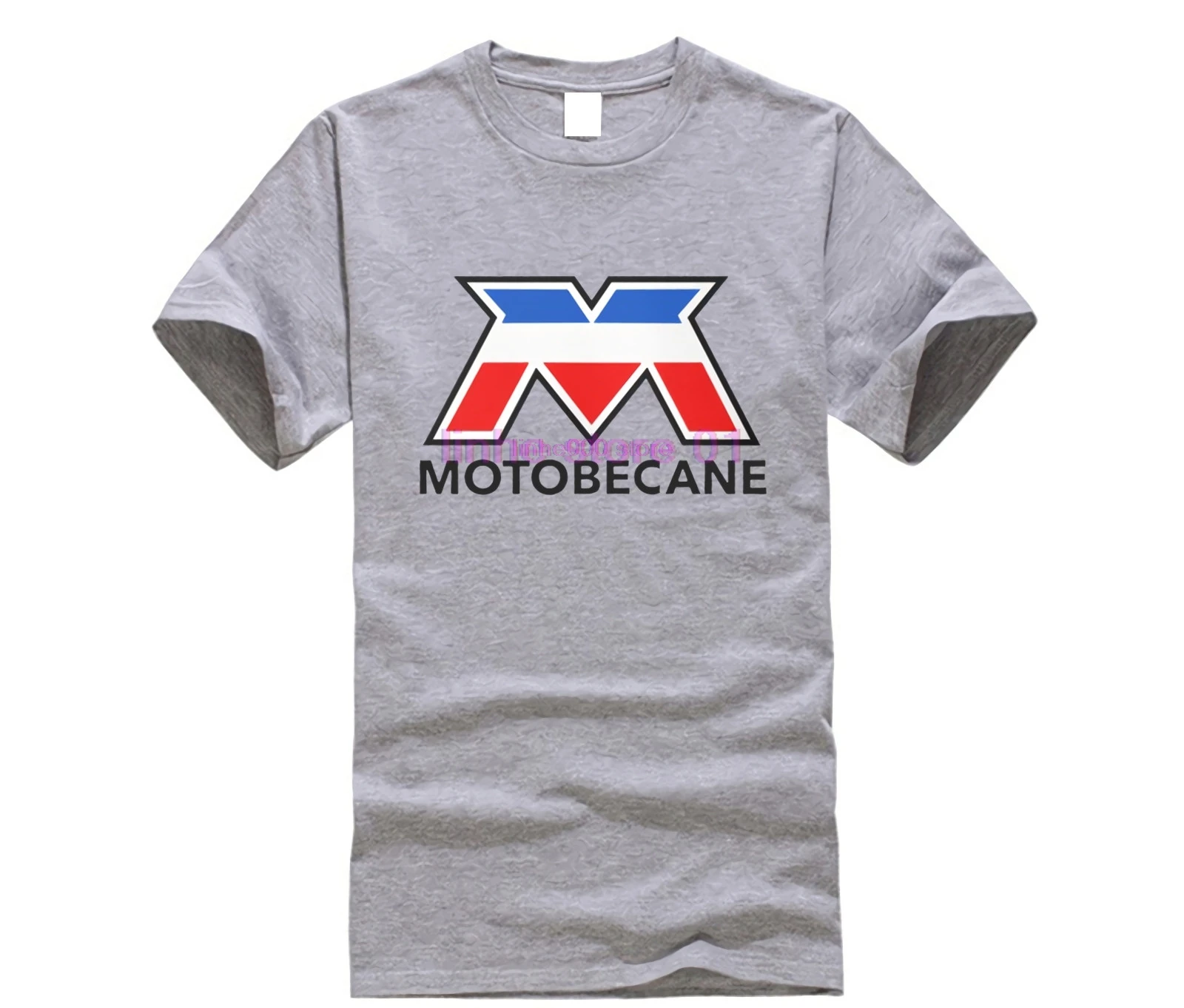 Мужские Забавные футболки из хлопка с коротким рукавом мужские Motobecane Cycles сделано