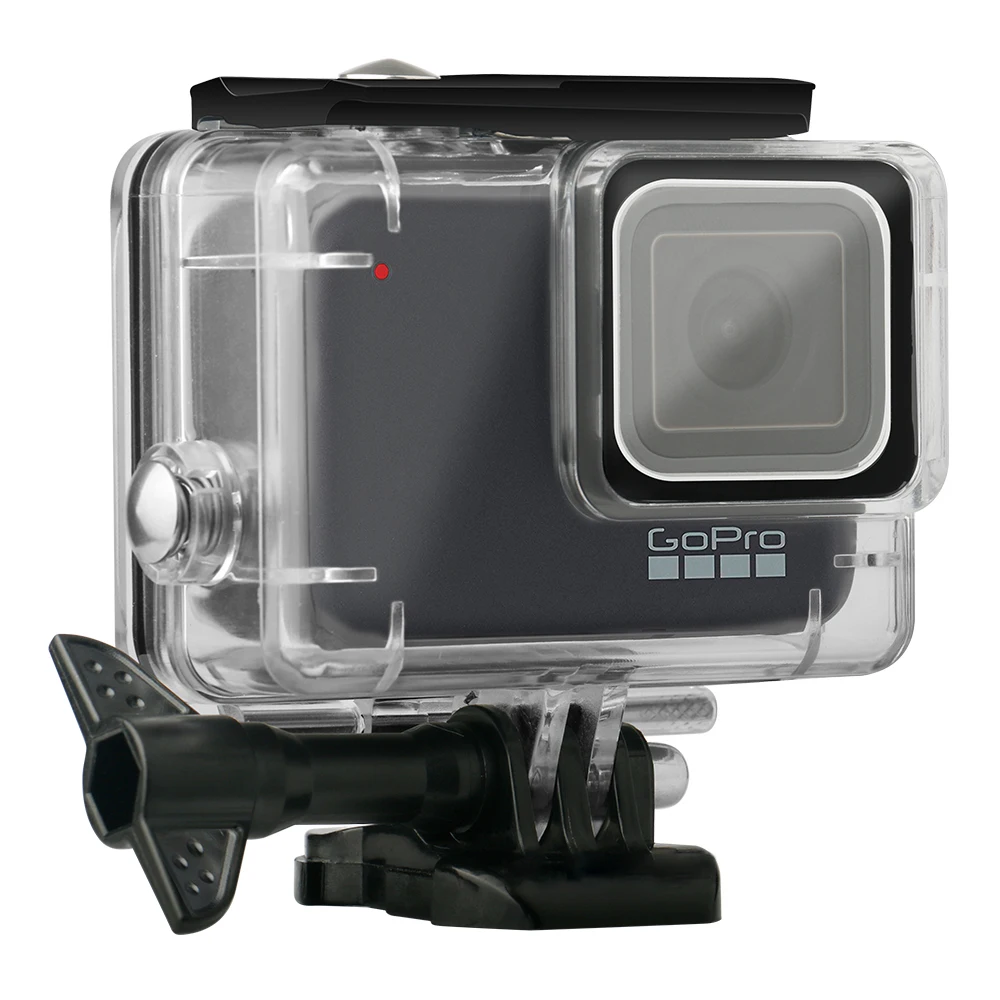 Newest Waterproof Case For Gopro Hero 7 white/Silver Edition Camera with Gopro 7 Mount Accessories Protective Housing Box 45M images - 6