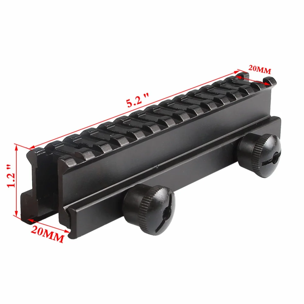 Высокопрочное основание AR QD Mount 20 мм Rail с 14 слотами Weaver Picatinny охотничий аксессуар