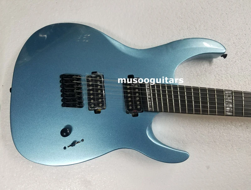 Musoo бренд 7 струн на заказ fanned fret электрогитара|electric guitar|electric guitars brandsbrand guitar |