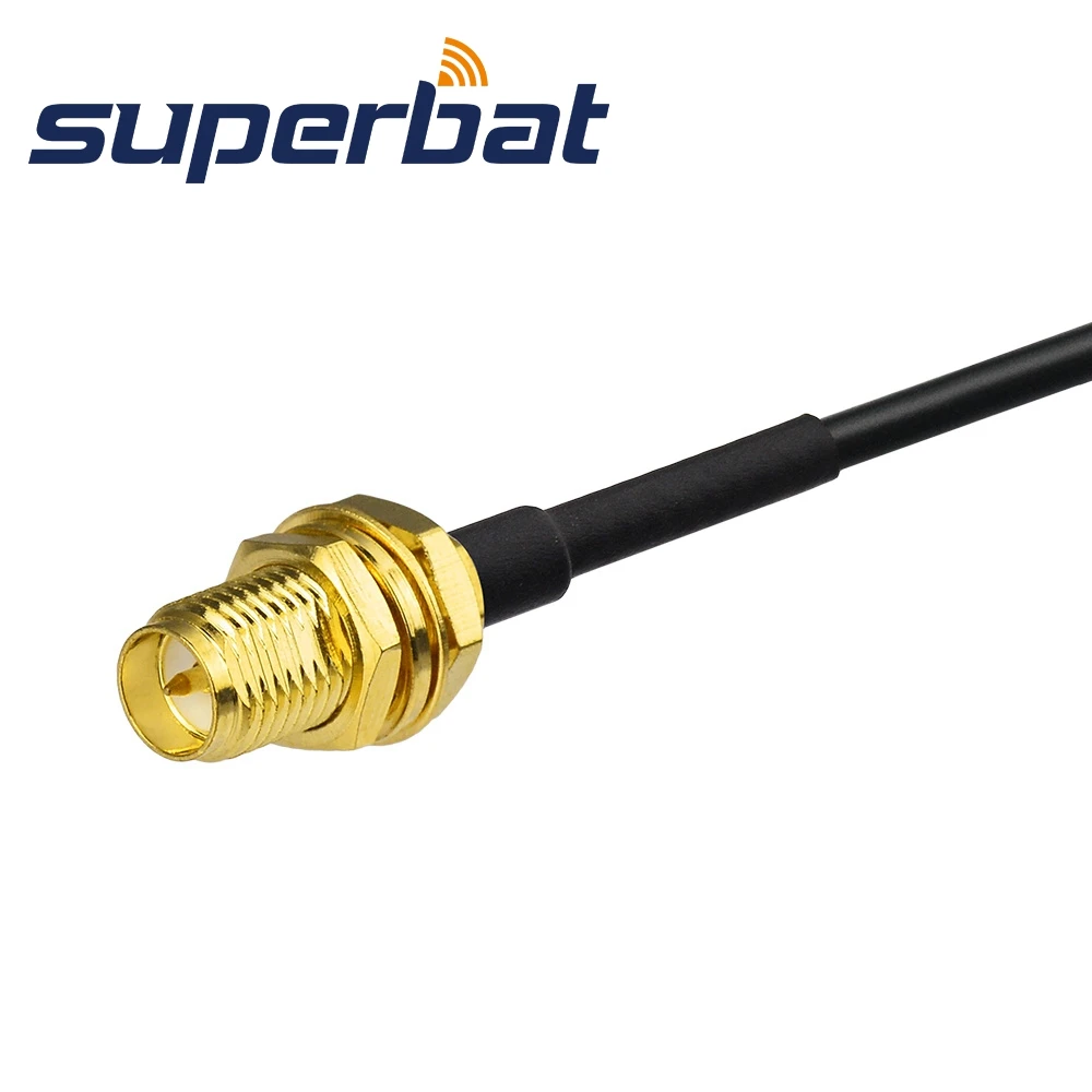 Superbat FME гнездовой разъем для RP SMA RG174 15 см RF коаксиальный Джампер кабель в сборе