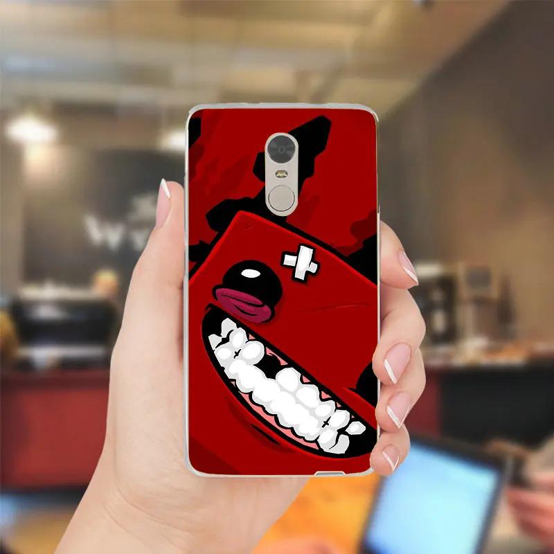 Super Meat Boy Силиконовые Мягкий ТПУ случаи мобильного телефона чехол для Xiaomi Redmi Mi Note 2