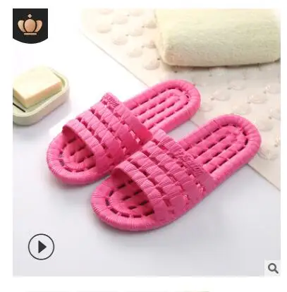 Rose red for women Обувь на плоской подошве; мужские летние Нескользящие Вьетнамки; домашние тапочки; мужские тапочки; новые удобные мужские домашние тапочки; Zapatillas de hombre;# 3C - Цвет: Rose red for women